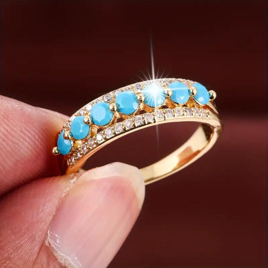 Bague vintage en opale brillante