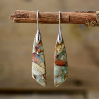 Boucles d'oreilles Vintage en Pierre Naturelle en Argent