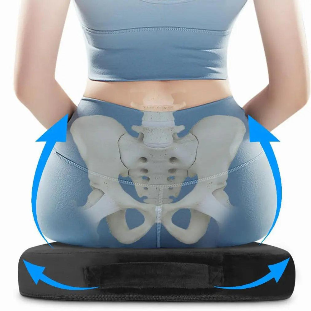 PosturEase™ – Coussin Ergonomique Chaise Soutien Lombaire et Soccyx