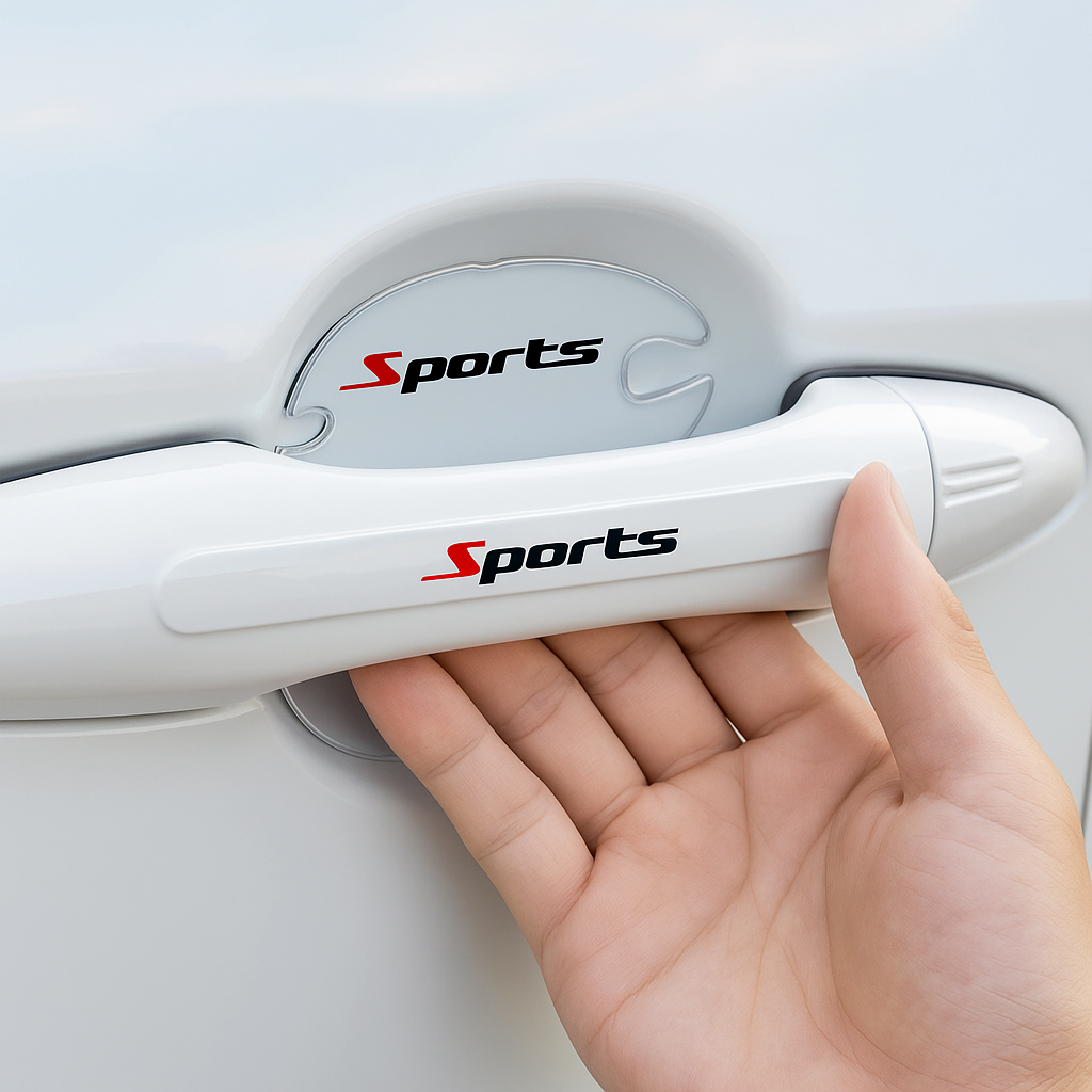 HandGrip PRO Édition Sport – Films protecteurs anti-rayures pour poignées de voiture (pack de 8)