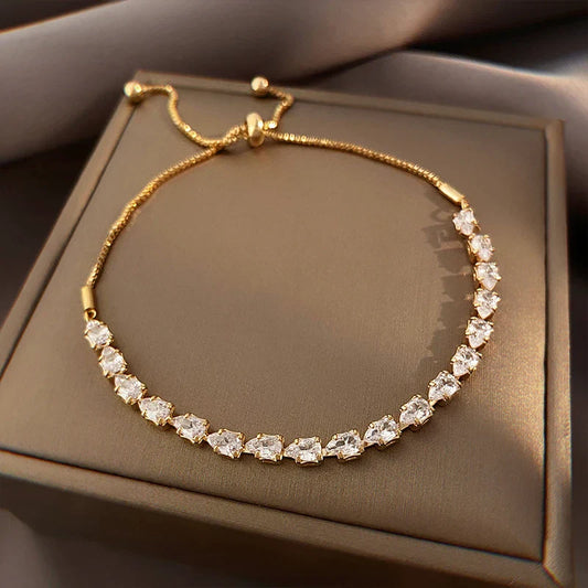 Bracelet en Or avec Zirconium