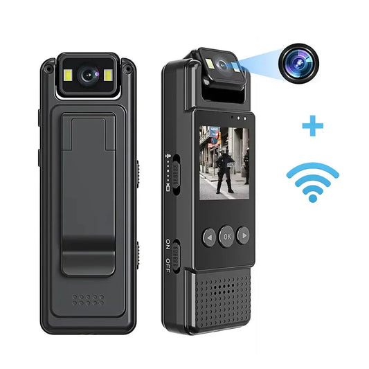 Caméra Mini WIFI Compacte 1080P, Enregistreur Vidéo Portatif avec Vision de Nuit - Santeova