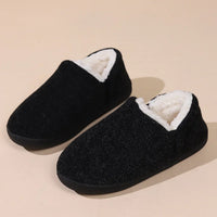 Pantoufles Douillettes Uni-Sexe en Peluche