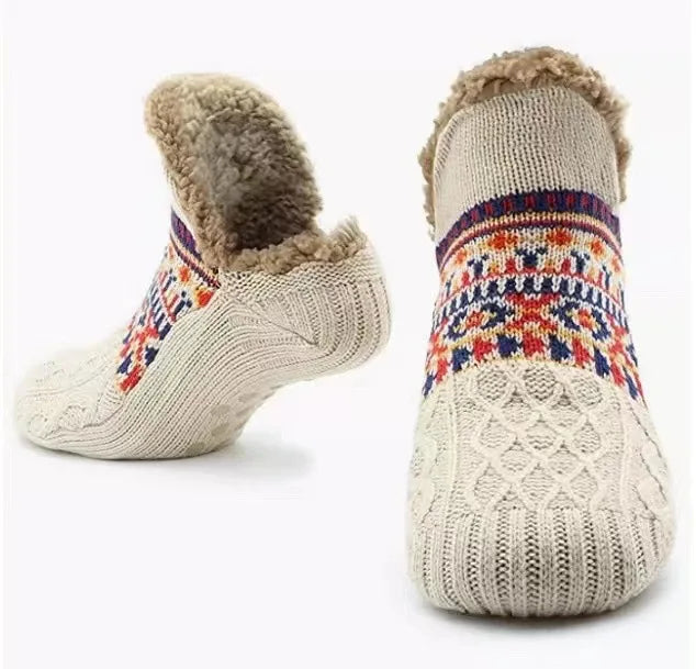 Chaussettes Chaudes Antidérapantes d'Automne pour Hommes et Femmes