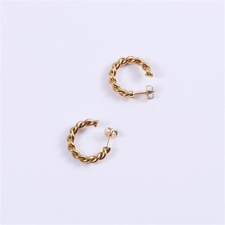 Boucles d'Oreilles en Or et Argent