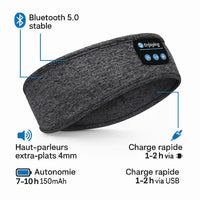 Somnexa™ – Masque Audio Bluetooth pour Un Rndormissement Plus Serein