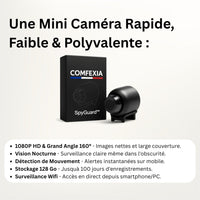 SpyGuard™ – Mini Caméra Espion HD avec Vision Nocturne et Détection de Mouvement