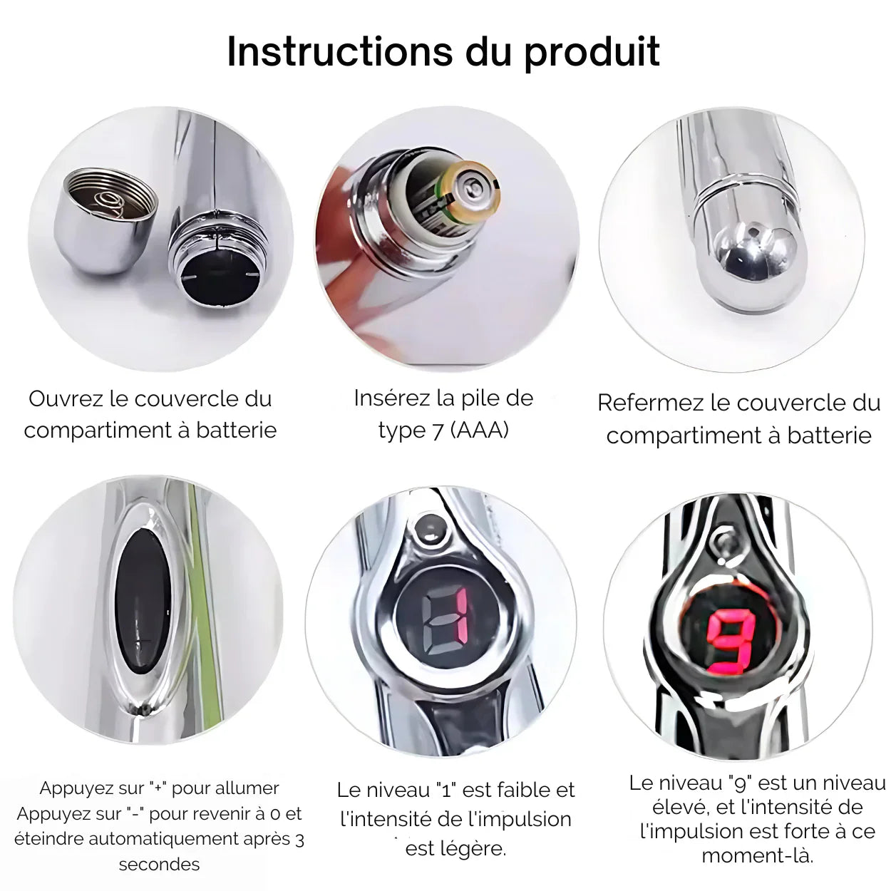 Stylo Acupuncture Électronique Soulagement Naturel