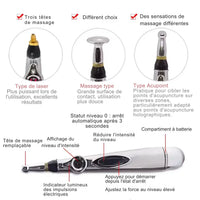 Stylo Acupuncture Électronique Soulagement Naturel