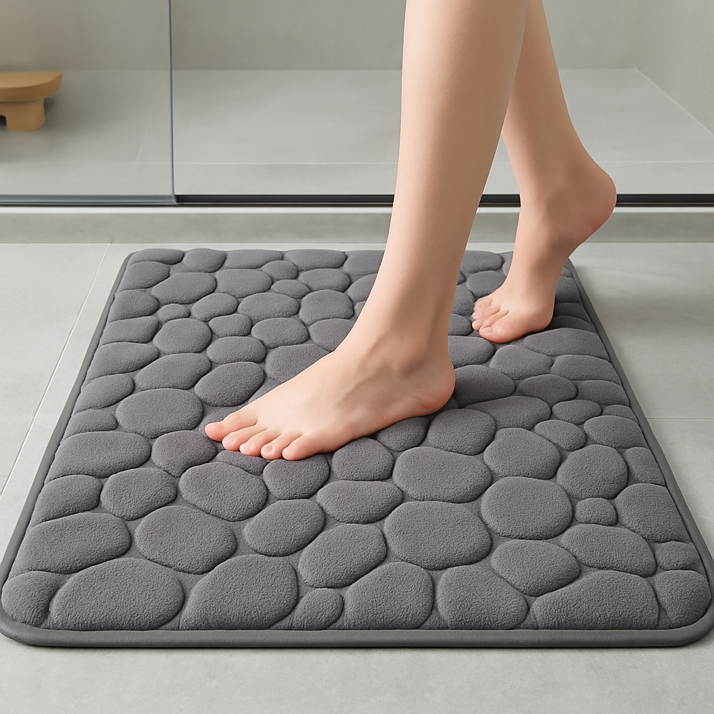 Tapis de salle de bain absorbant & confortable