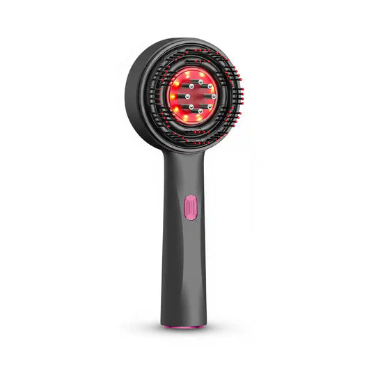 VibroSilk™ – Brosse à cheveux électrique 2-en-1 pour soin capillaire apaisant