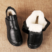 Bottines en cuir élégantes pour femmes