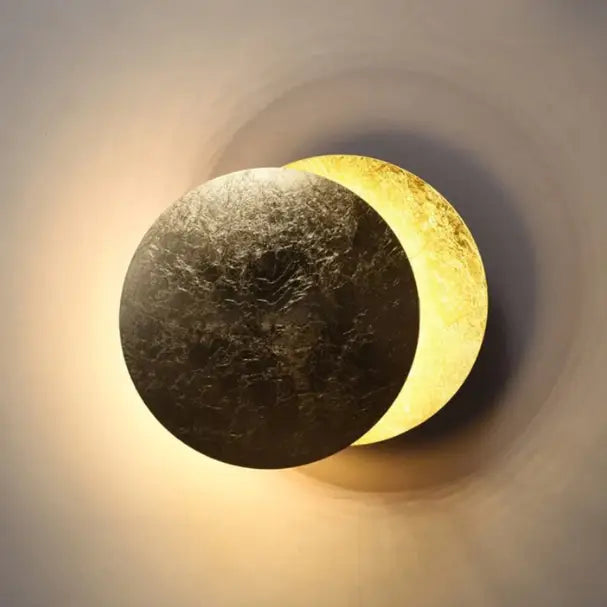 Lampe Murale Design Élégant Forme Éclipse