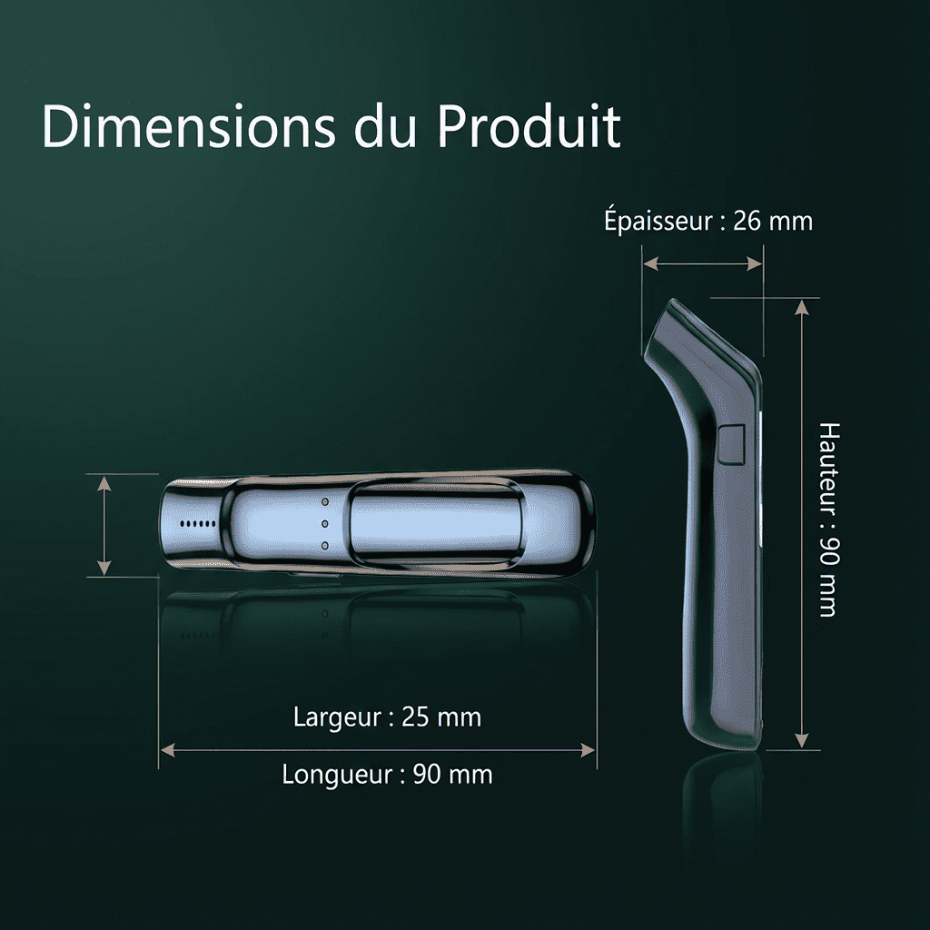 Alcotex™ – Éthylotest Électronique Portable à Lecture Rapide et Écran LCD