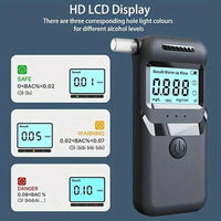 AlcoZen™ – Éthylotest Électronique Portable à Affichage LCD Précis