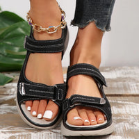 sandales d’été à scratch pour femme