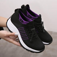 Chaussures transpirantes antidérapantes et confortables pour femme
