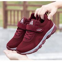 chaussure velcro plate pour femmes