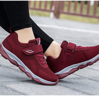 chaussure velcro plate pour femmes