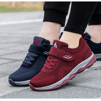 chaussure velcro plate pour femmes