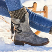 Bottes mi-mollet d'hiver pour femmes