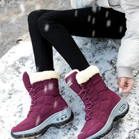 Bottes de neige à lacets pour Femmes