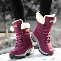 Bottes de neige à lacets pour Femmes