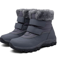 Chaussures hautes chaudes doublée à enfiler pour femmes