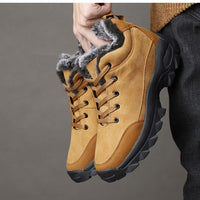 Bottines de neige à semelle épaisse pour homme