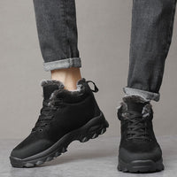 Bottines de neige à semelle épaisse pour homme