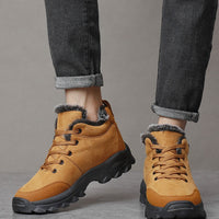 Bottines de neige à semelle épaisse pour homme