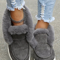 Bottines en cuir suédé pour femme