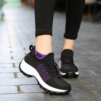 Chaussures transpirantes antidérapantes et confortables pour femme