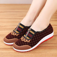 Chaussures de marche antidérapantes à semelle souple pour femmes