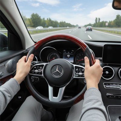 Couvre volant de voiture