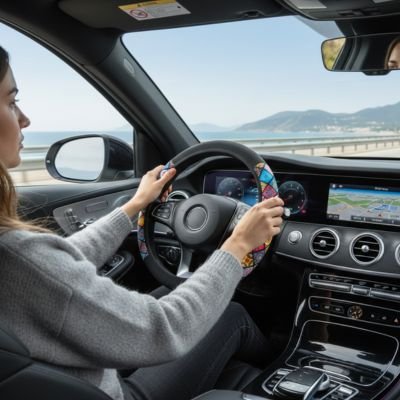 Couvre volant pour voiture
