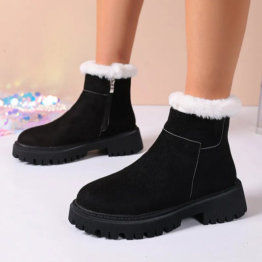 Bottes d’Hiver Élégantes Doublées