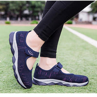 Espadrilles velcro décontractées et respirantes Pour femmes