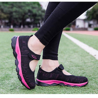 Espadrilles velcro décontractées et respirantes Pour femmes