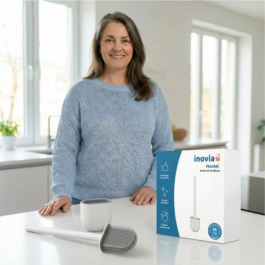 FlexiWC – Brosse WC en silicone souple et efficace