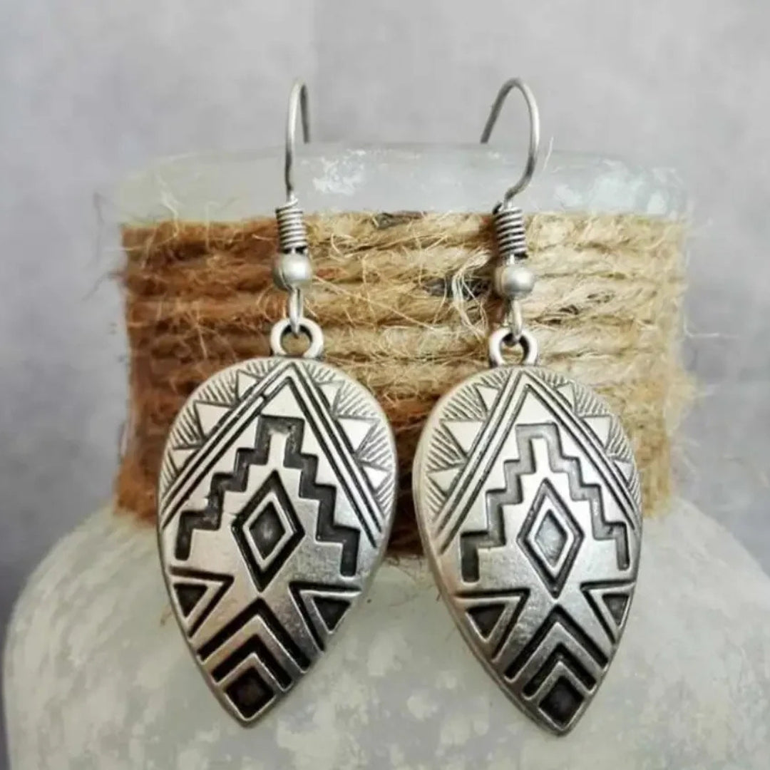 Boucles d'oreilles Vintage en argent précieux