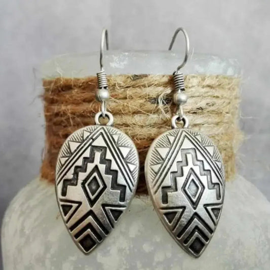 Boucles d'oreilles Vintage en argent précieux