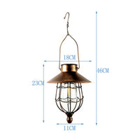 frJardioui Lanterne Solaire 2 Lampe Solaire Extérieure à Suspendre