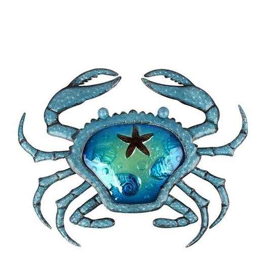 frJardioui Décoration Murale "Crabe & Coquillage"