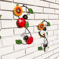 Décoration Murale Extérieure "Abeille & Coccinelle"