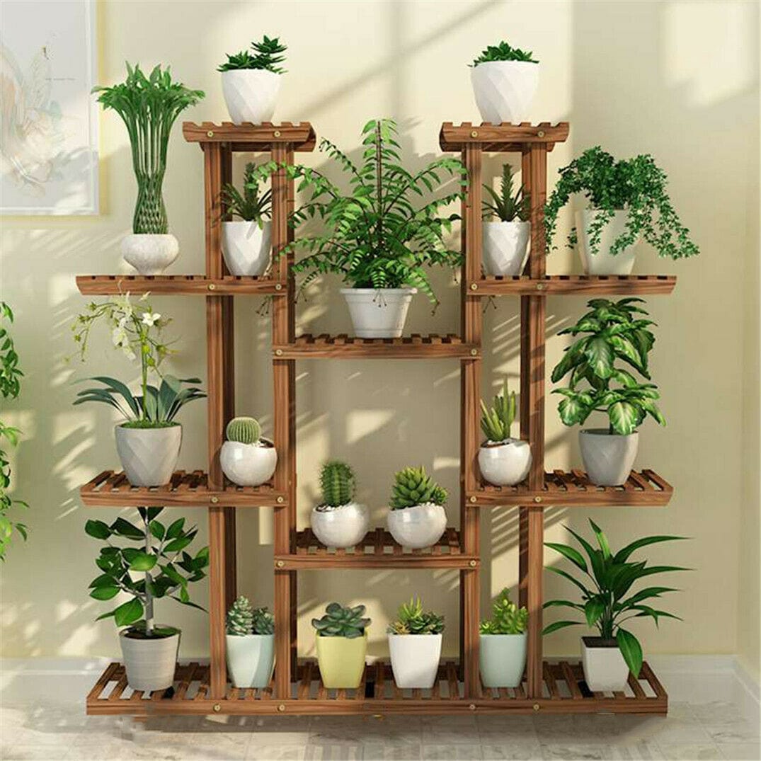 Porte Plante en Bois Multi-Étages "Lorea"