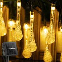 Guirlande Solaire Extérieure LED Goutte d'Eau