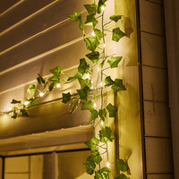 Guirlande Lumineuse Solaire Feuilles de Lierre