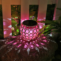 Lampe de Table Solaire Mosaïque Colorée LED