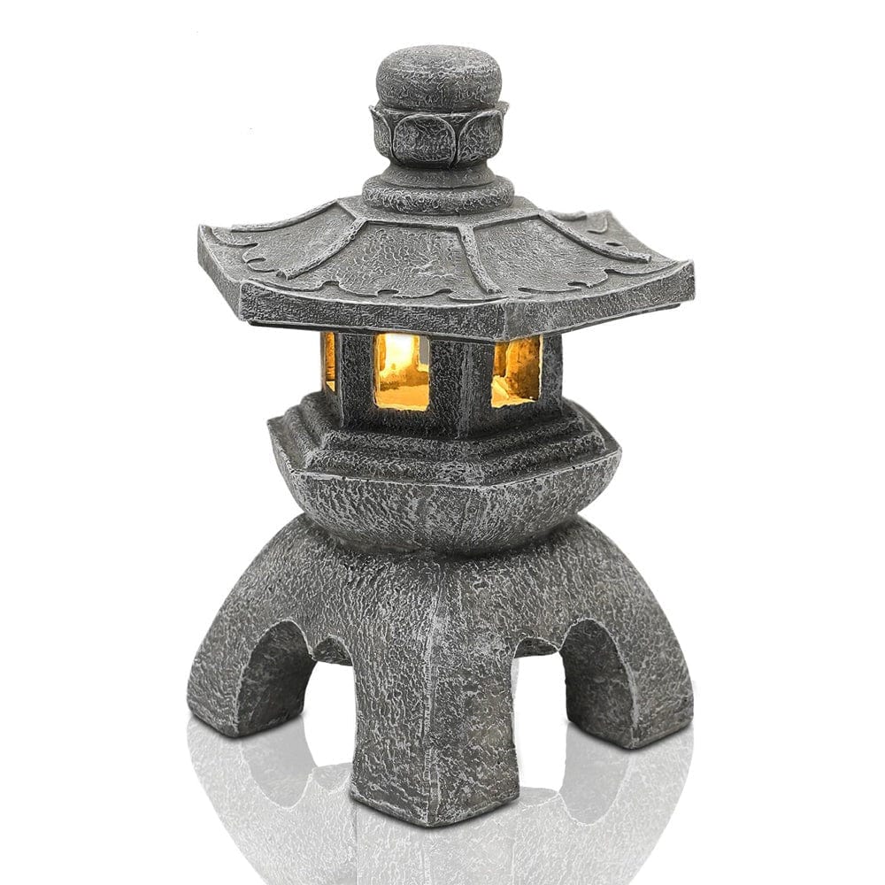 Lanterne Japonaise Solaire pour Jardin Apaisant